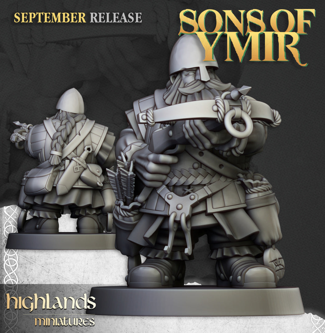 28mm Crossbowmen - Sons of Ymir