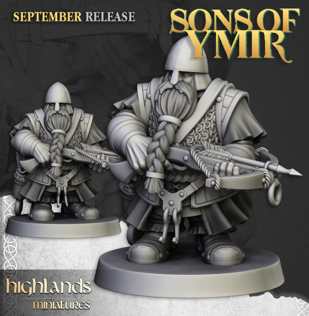 28mm Crossbowmen - Sons of Ymir
