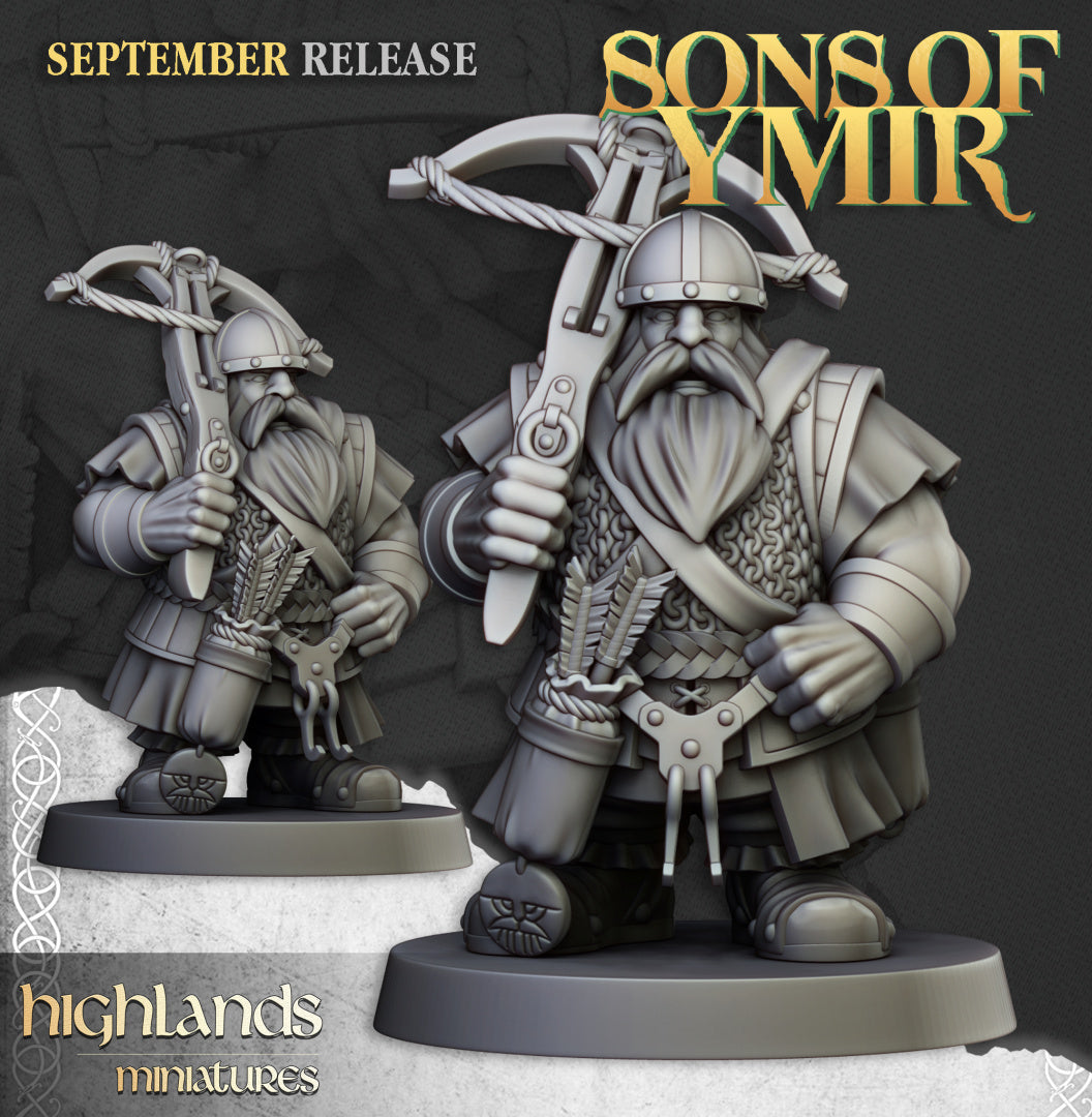 28mm Crossbowmen - Sons of Ymir