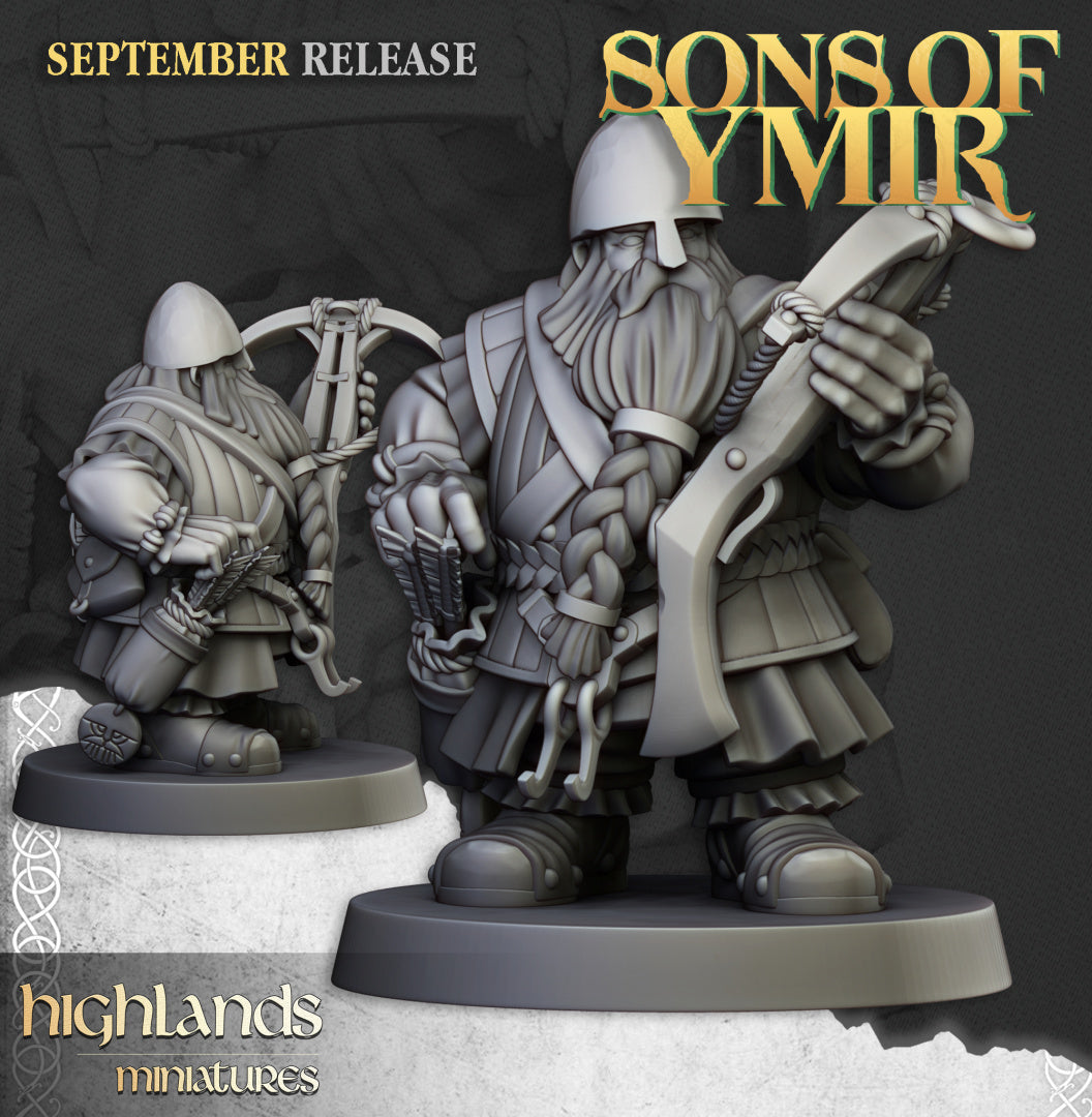 28mm Crossbowmen - Sons of Ymir