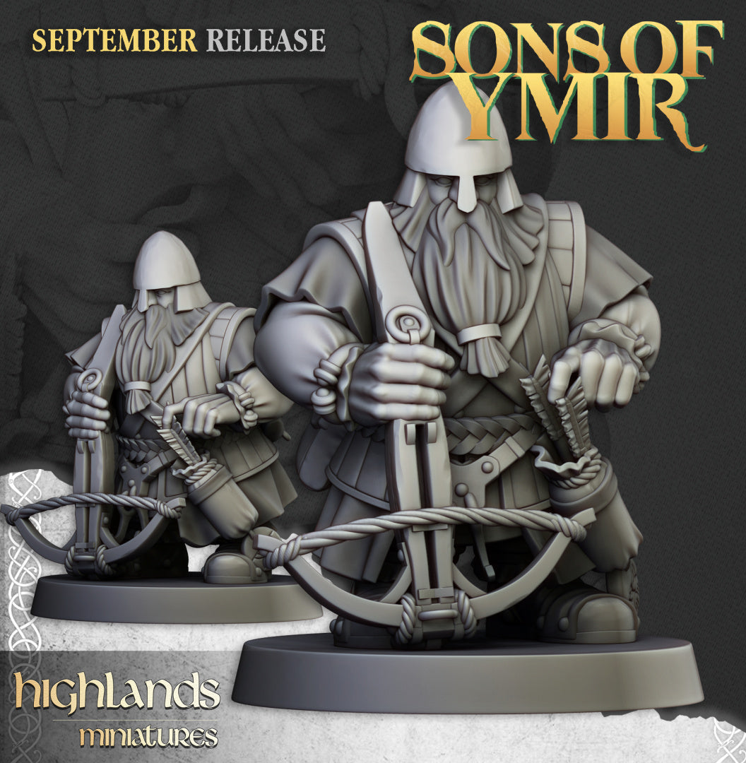 28mm Crossbowmen - Sons of Ymir