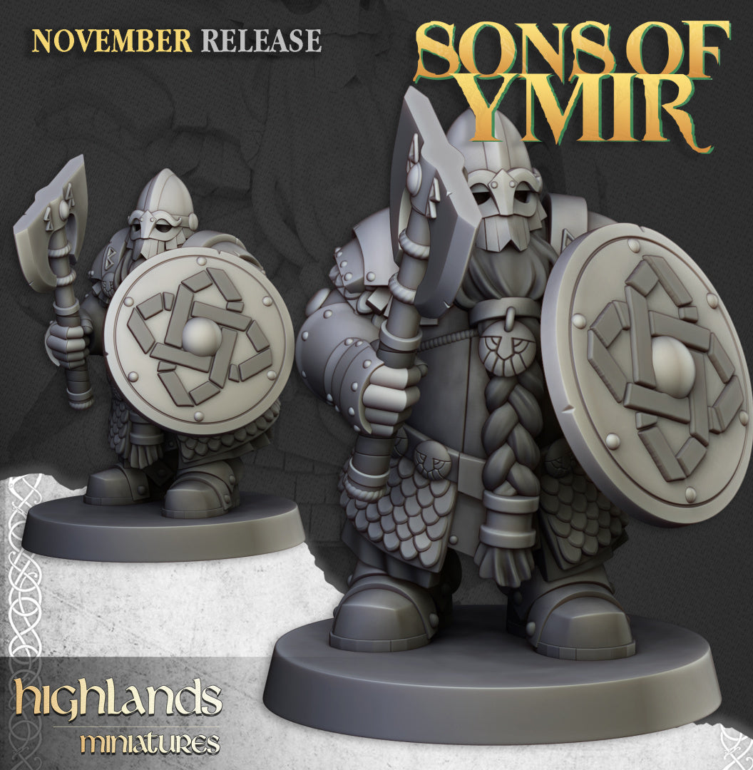 28mm Huscarls - Sons of Ymir