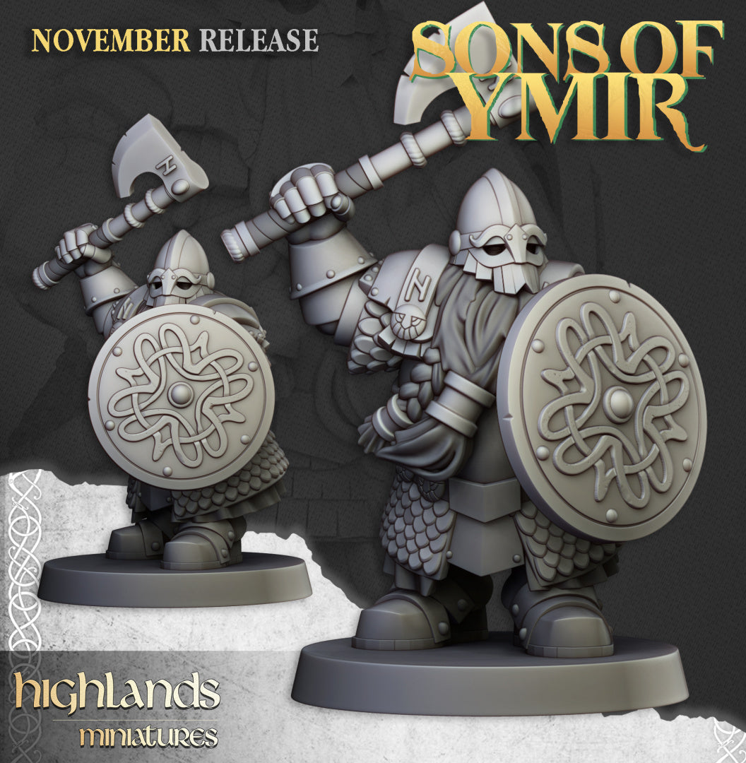 28mm Huscarls - Sons of Ymir