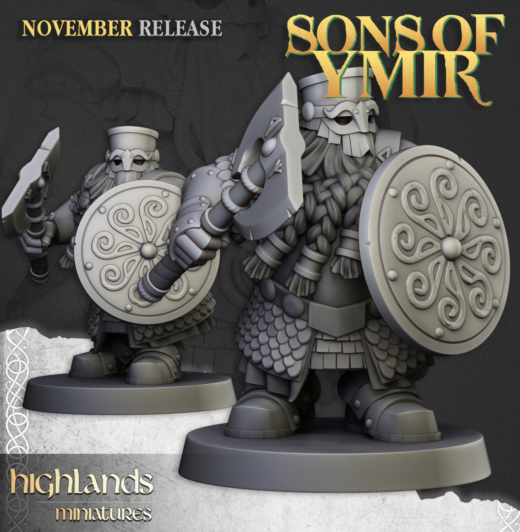 28mm Huscarls - Sons of Ymir