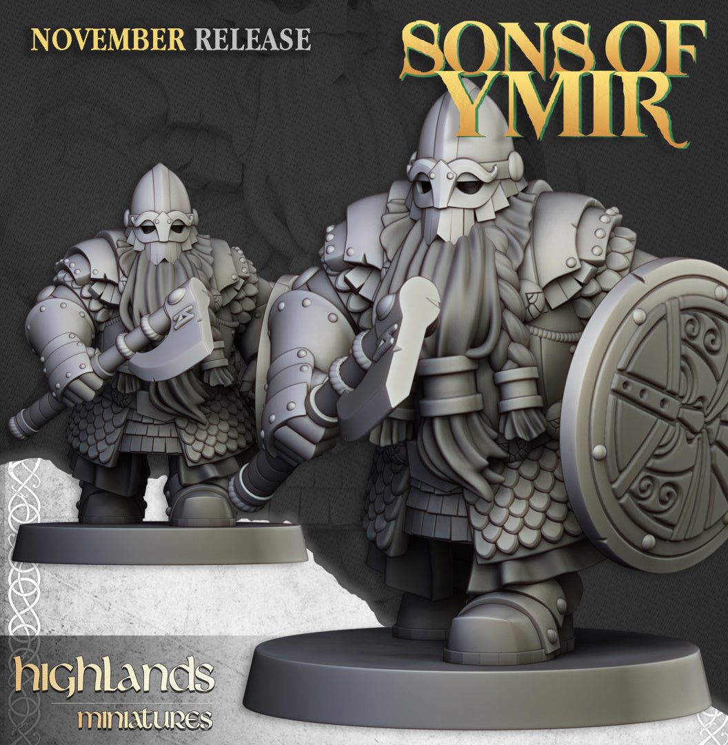 28mm Huscarls - Sons of Ymir
