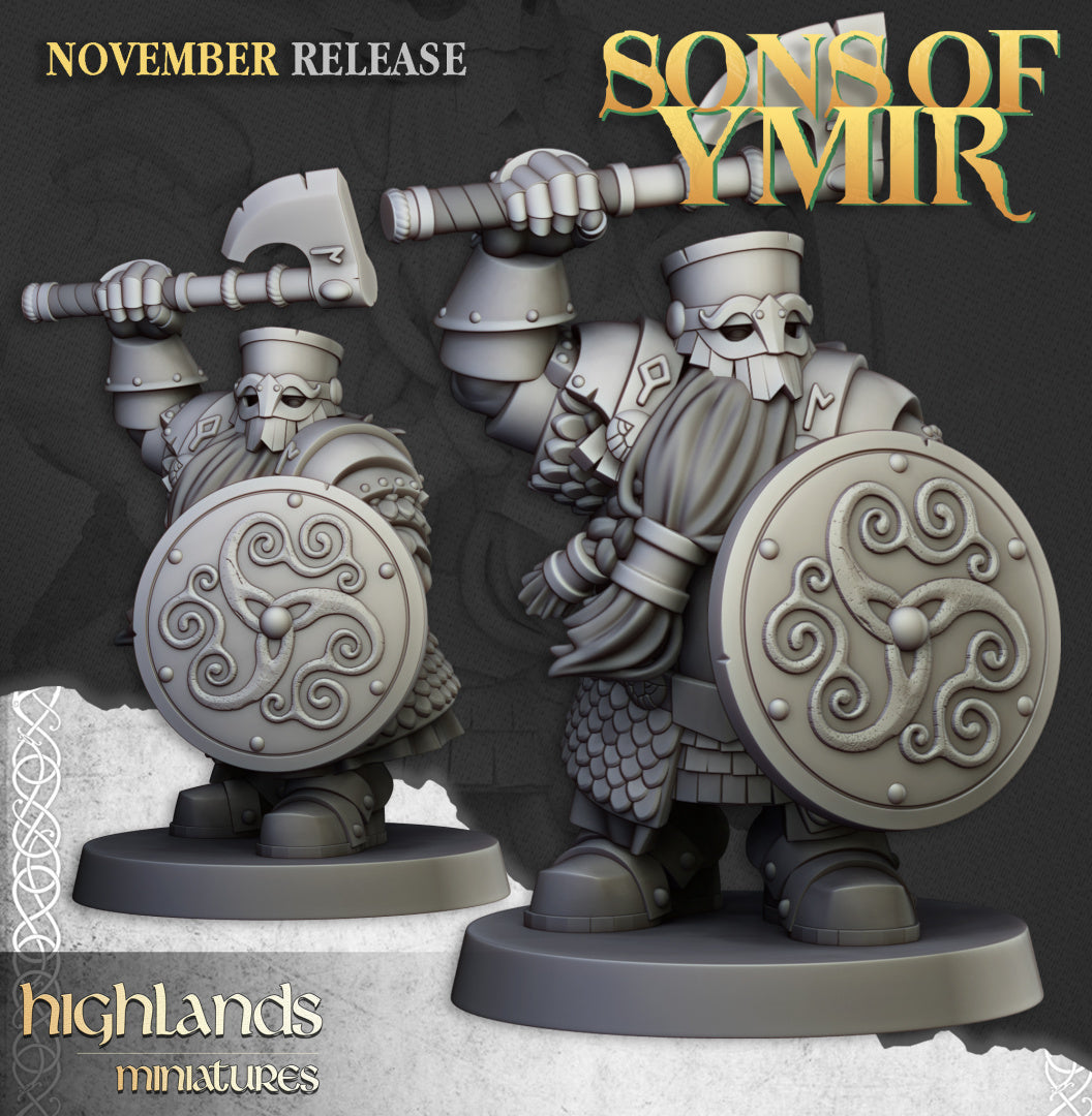 28mm Huscarls - Sons of Ymir