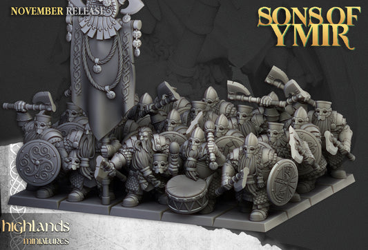 28mm Huscarls - Sons of Ymir