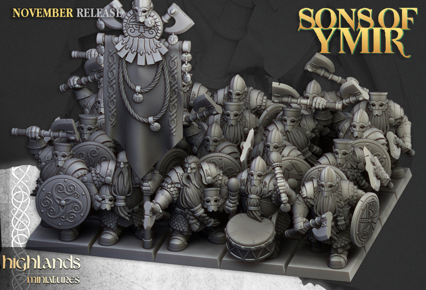 28mm Huscarls - Sons of Ymir