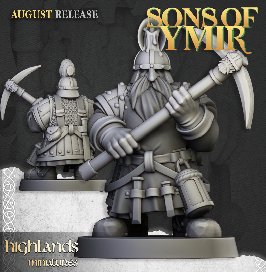 28mm Miners - Sons of Ymir