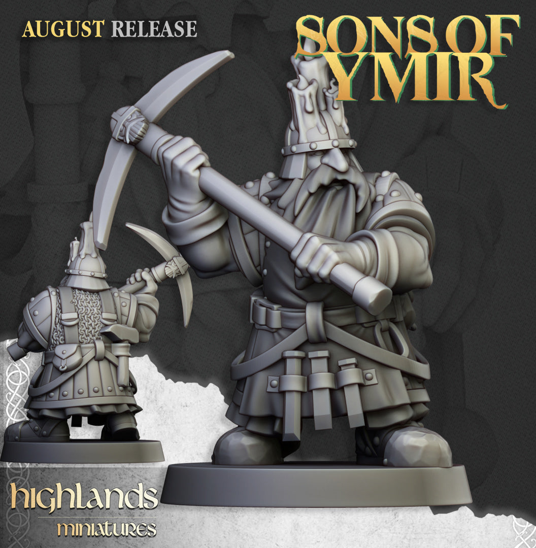 28mm Miners - Sons of Ymir