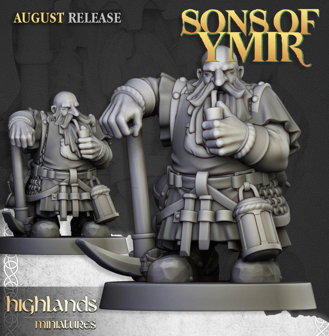 28mm Miners - Sons of Ymir