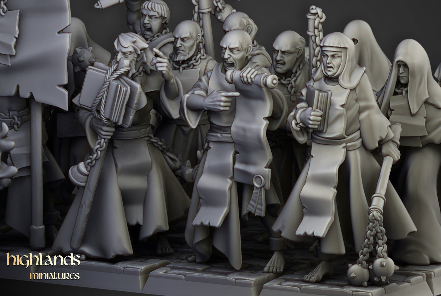 28mm Fanatical Zealots - Sunland