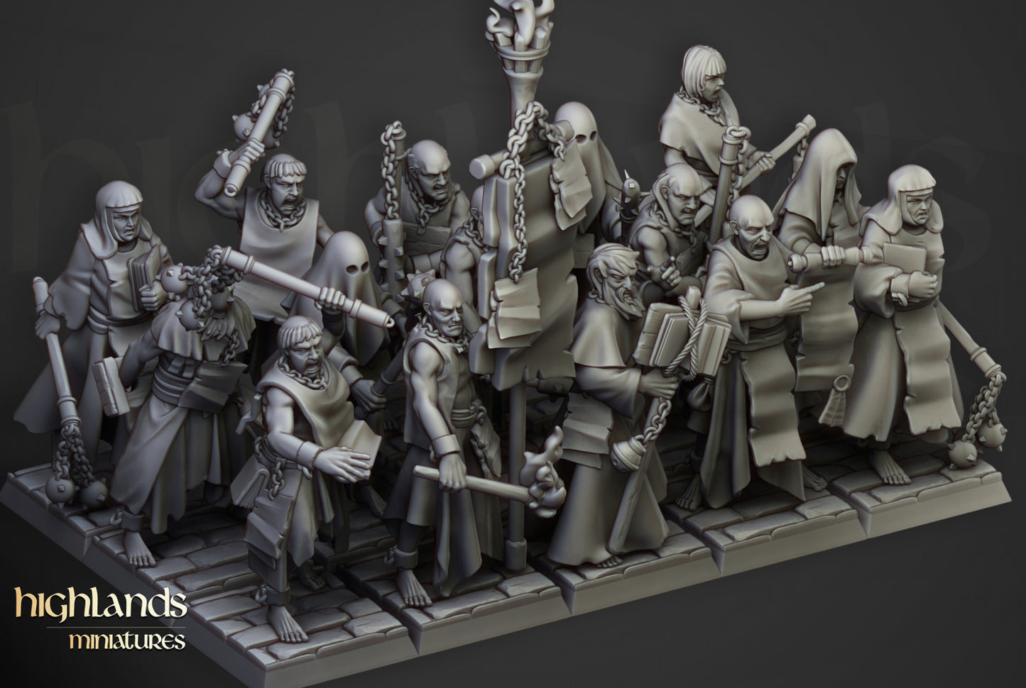 28mm Fanatical Zealots - Sunland