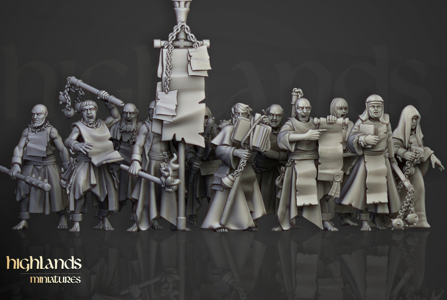 28mm Fanatical Zealots - Sunland