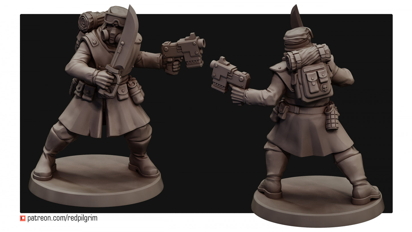 28mm Desert Hawks Frontline Team