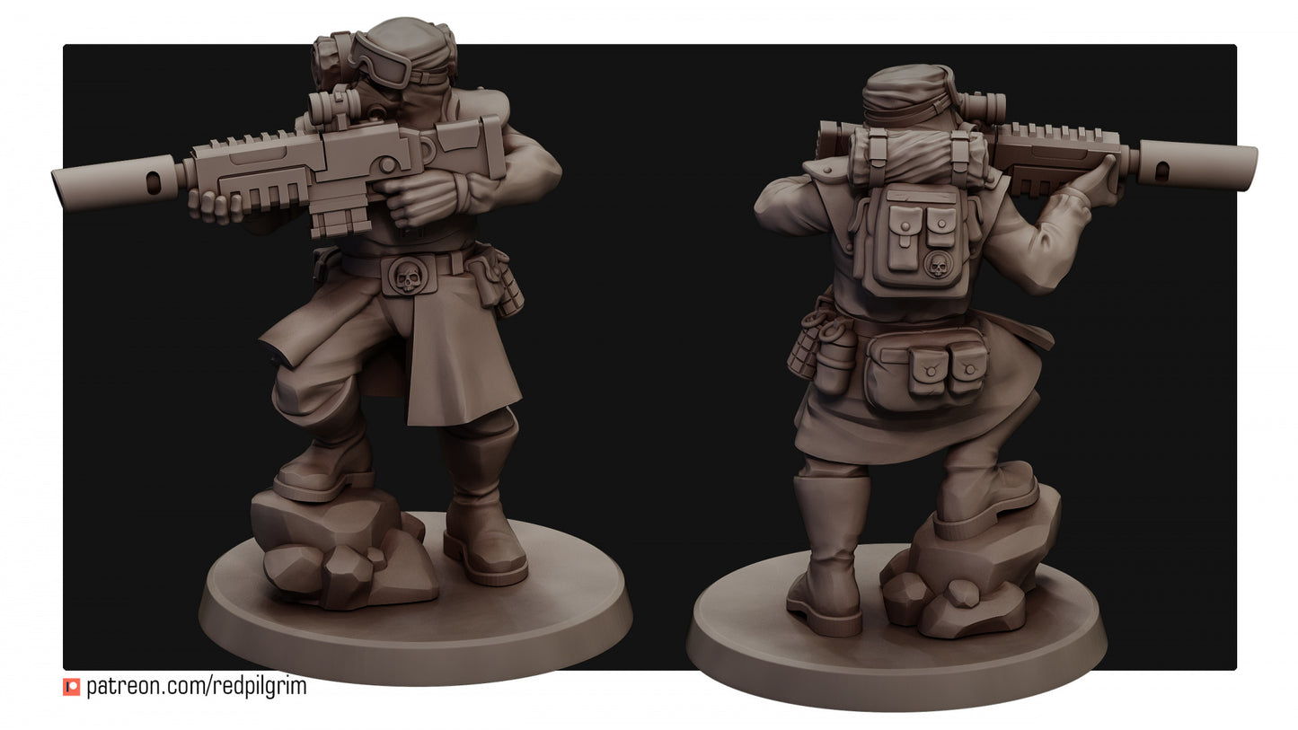 28mm Desert Hawks Frontline Team