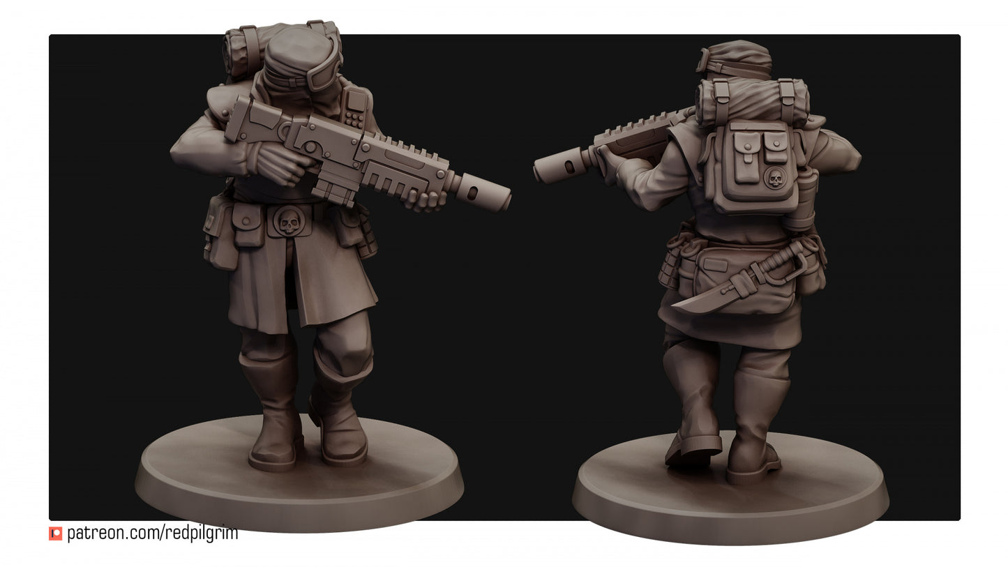 28mm Desert Hawks Frontline Team