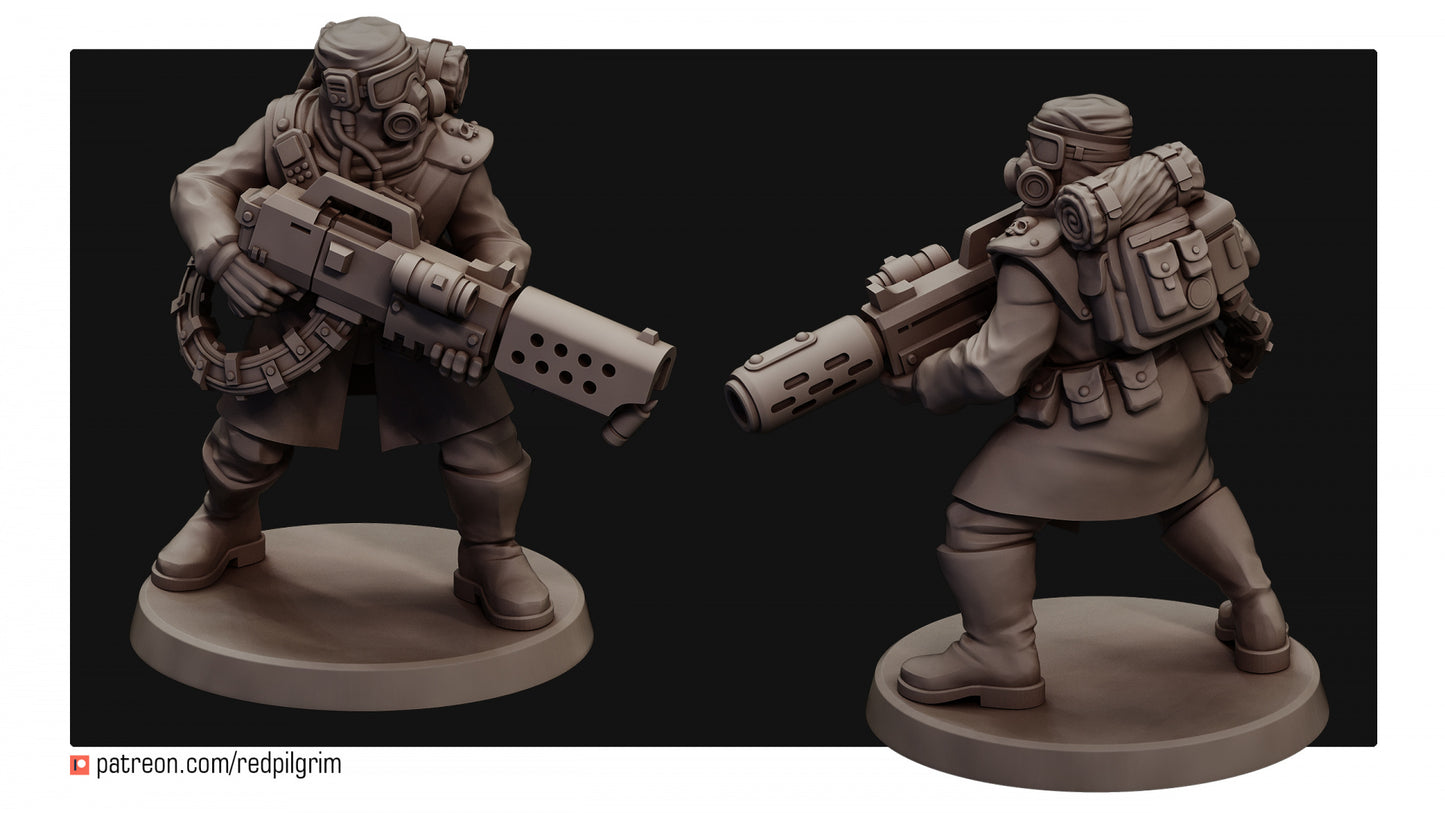 28mm Desert Hawks Frontline Team