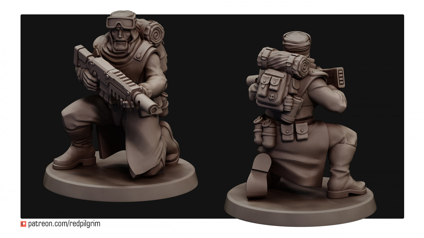 28mm Desert Hawks Frontline Team
