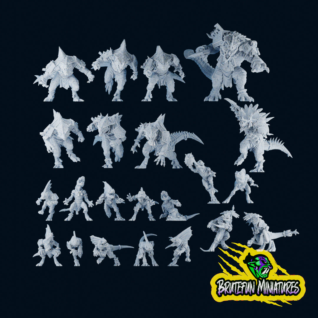 28mm Lizard Team