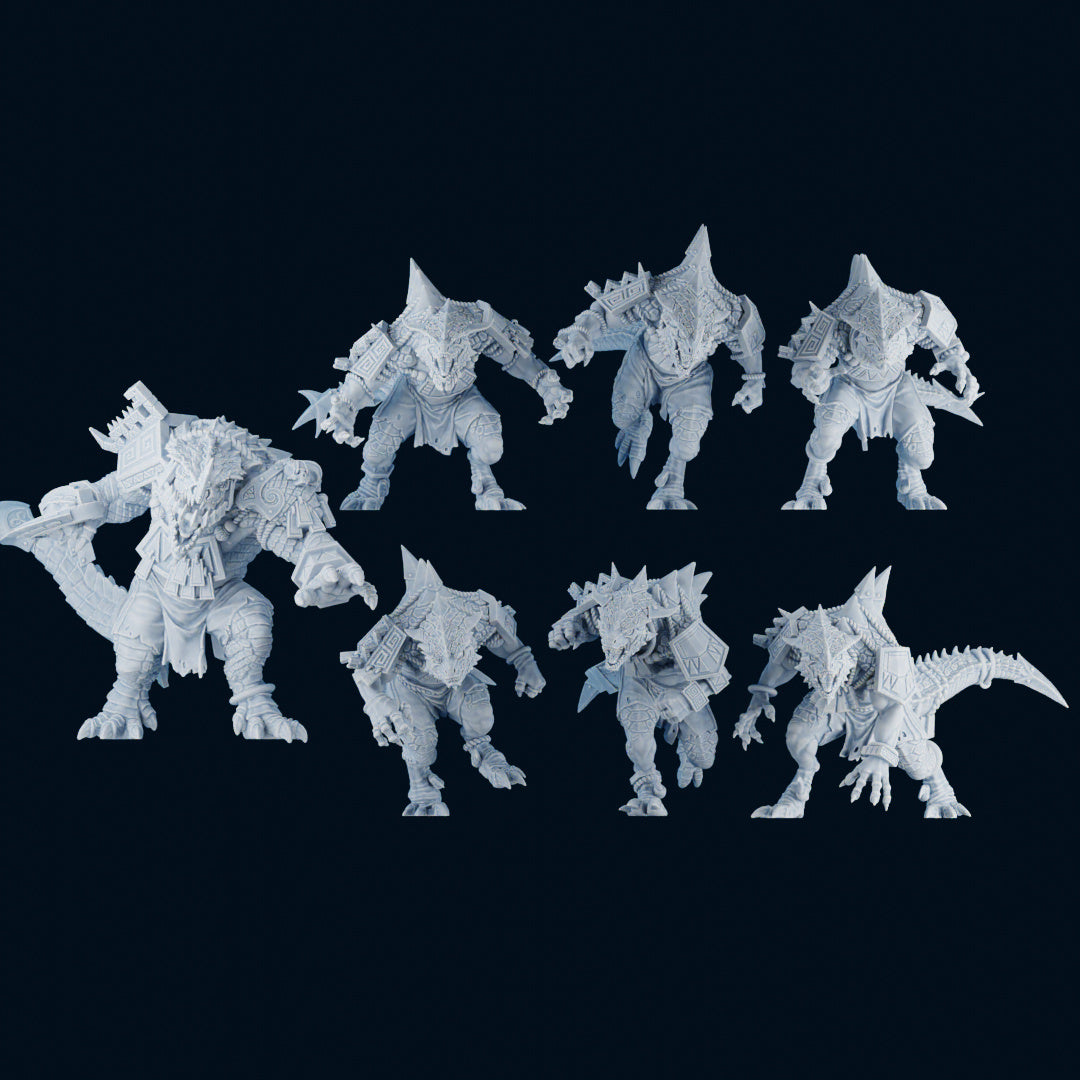 28mm Lizard Team