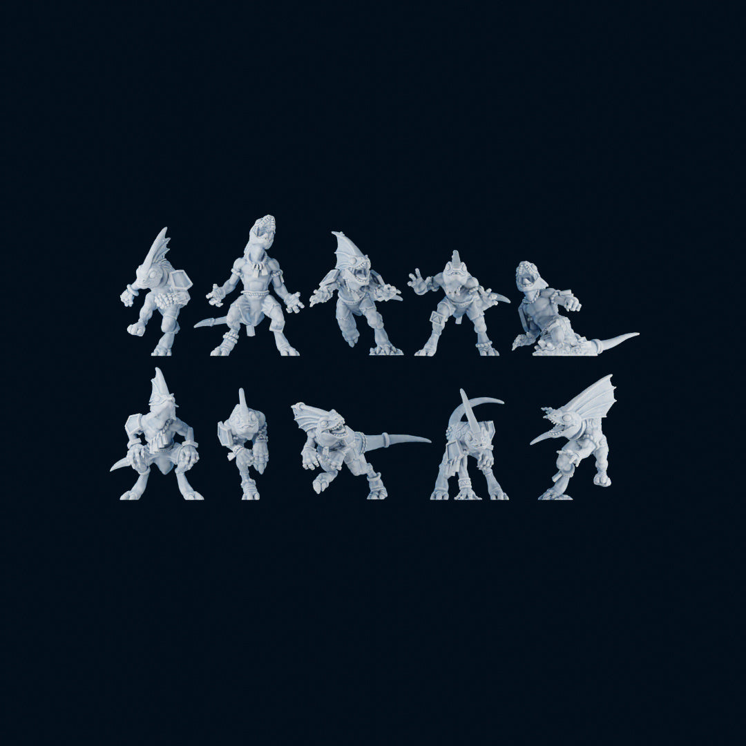 28mm Lizard Team