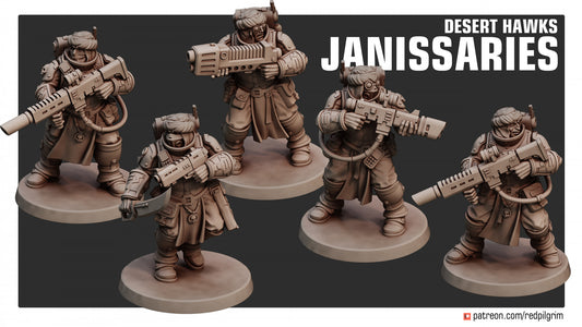 28mm Desert Hawks Janissaries