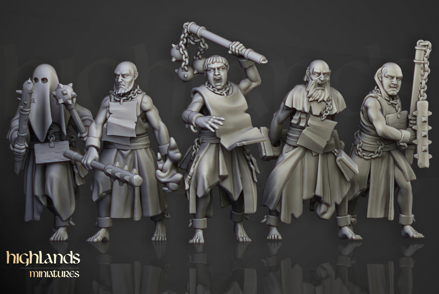 28mm Fanatical Zealots - Sunland