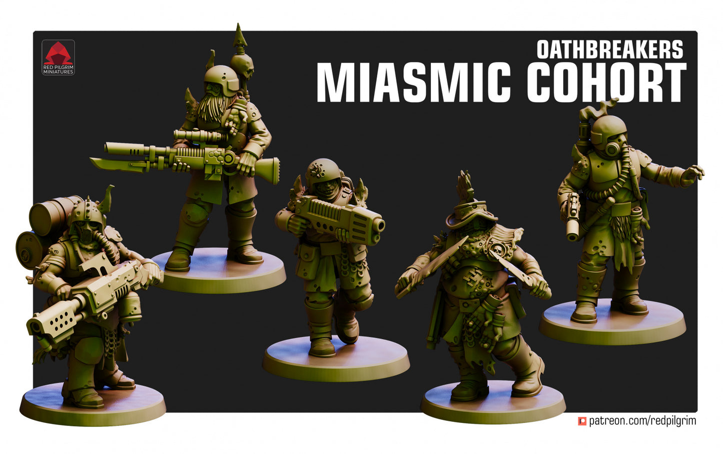 28mm Oathbreaker Miasmic Cohort