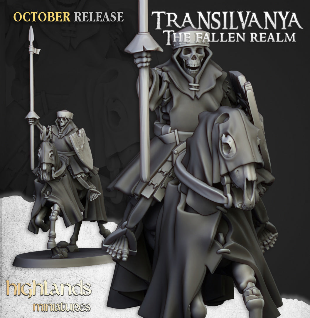 28mm Skeleton Knights - Transilvanya