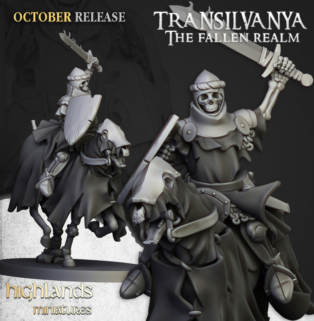 28mm Skeleton Knights - Transilvanya