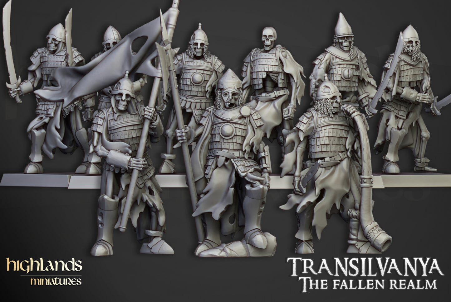 28mm Skeleton Boyar Guard - Transilvanya