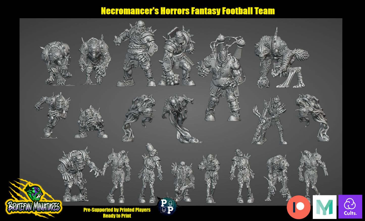 28mm Necromancer Team