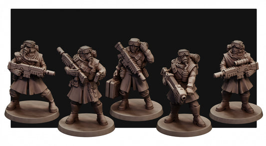 28mm Desert Hawk Recon Team