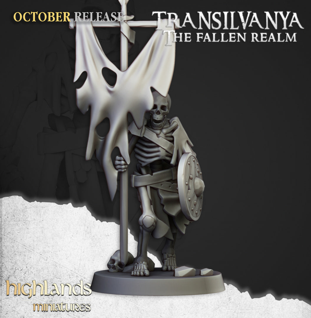 28mm Skeleton Warriors with Swords - Transilvanya