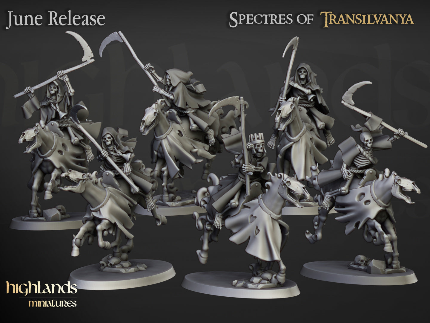 28mm Spectral Cavalry - Transilvanya