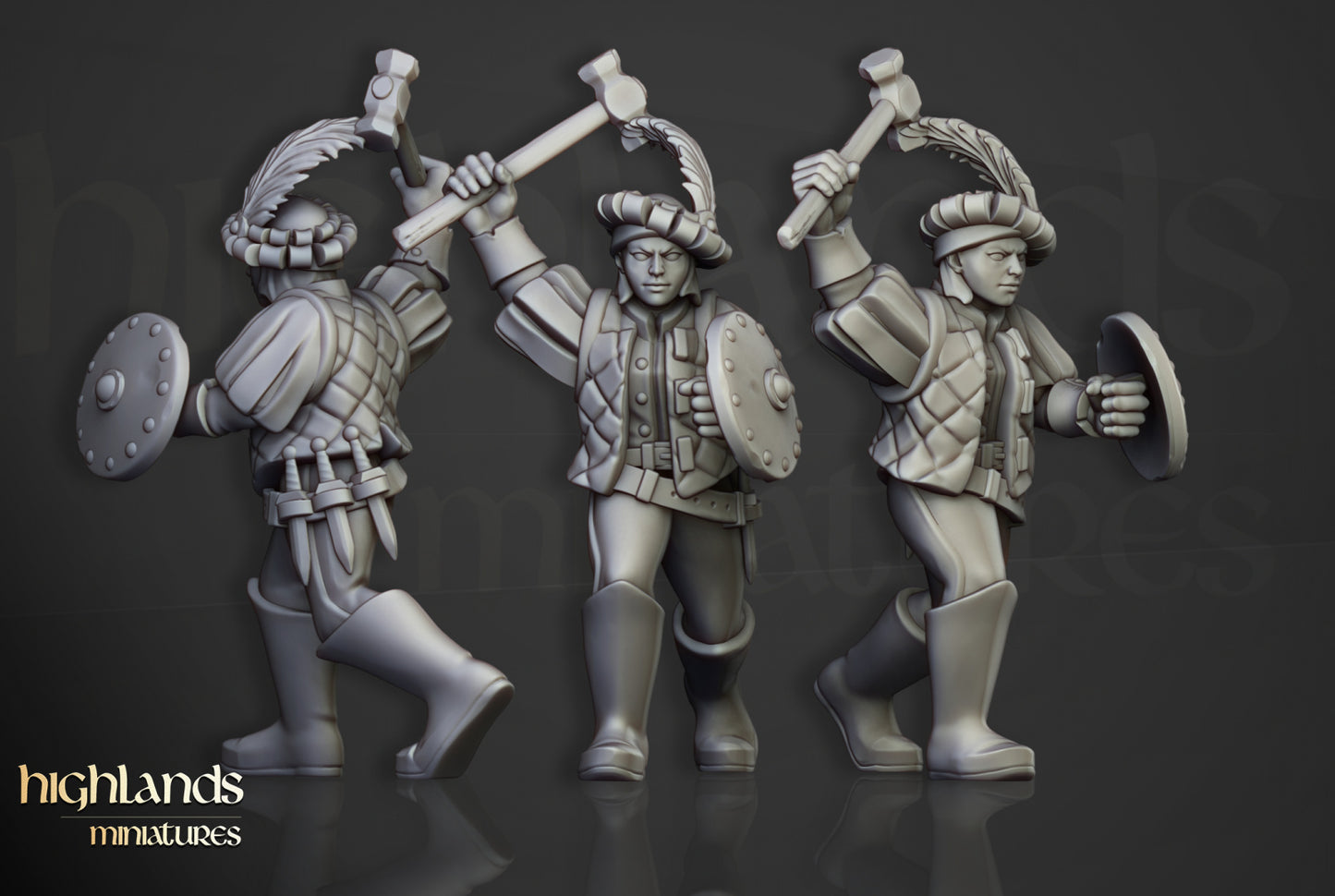 28mm Highland Militia - Sunland