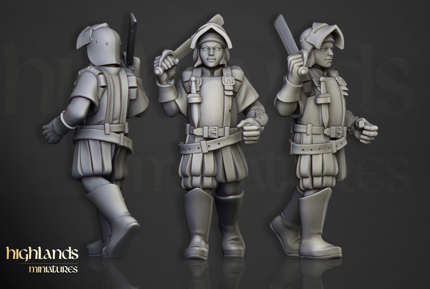 28mm Highland Militia - Sunland