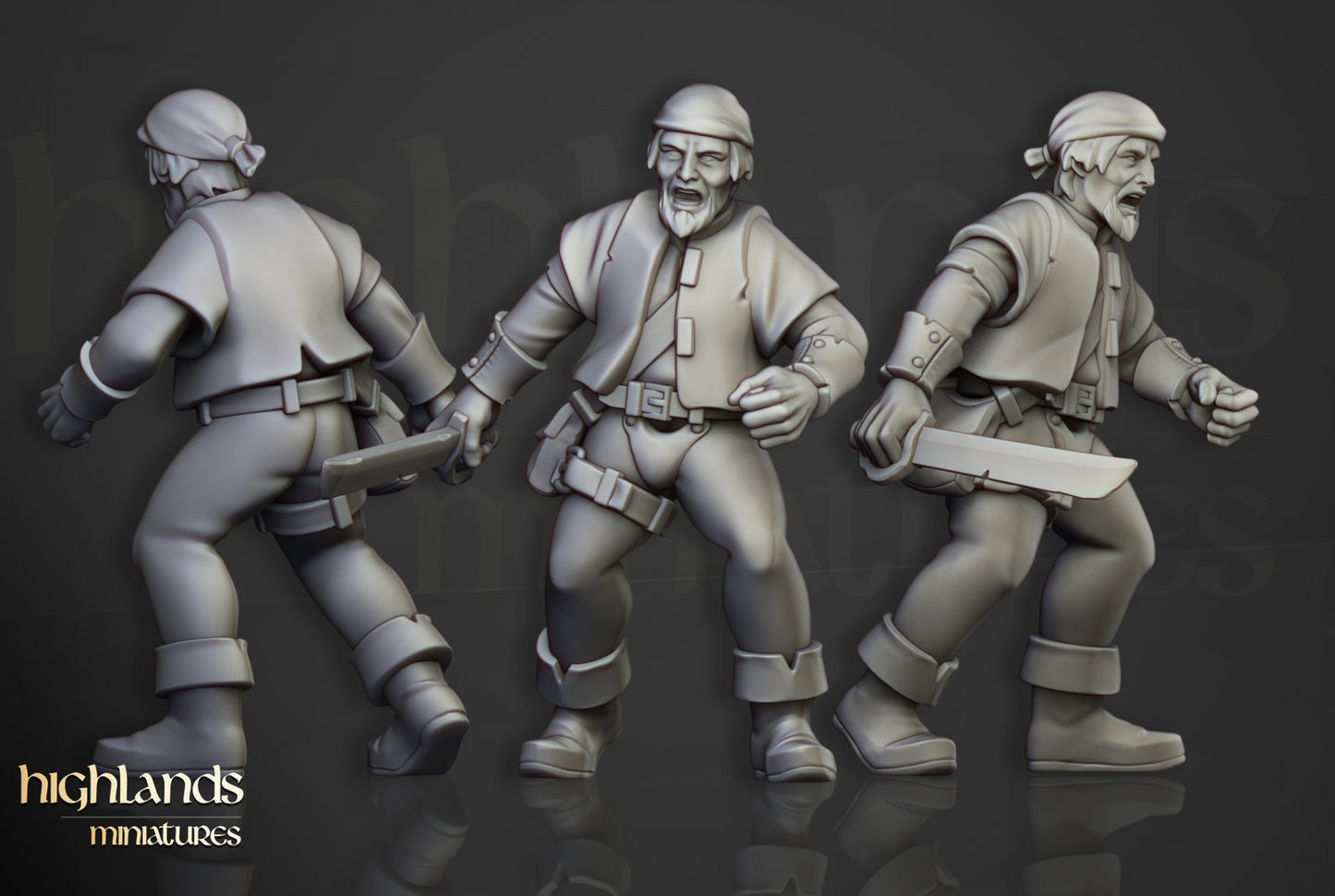 28mm Highland Militia - Sunland