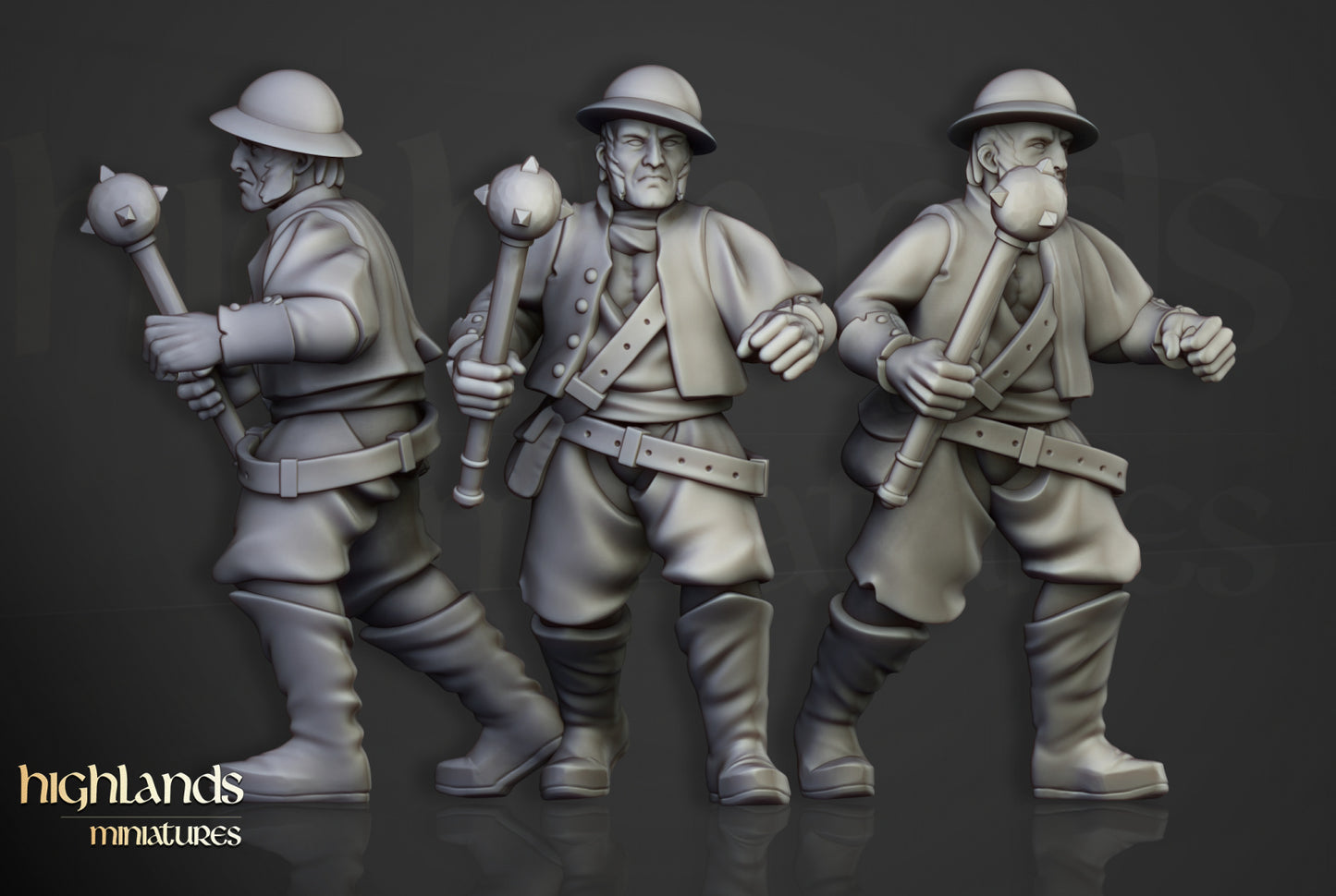 28mm Highland Militia - Sunland