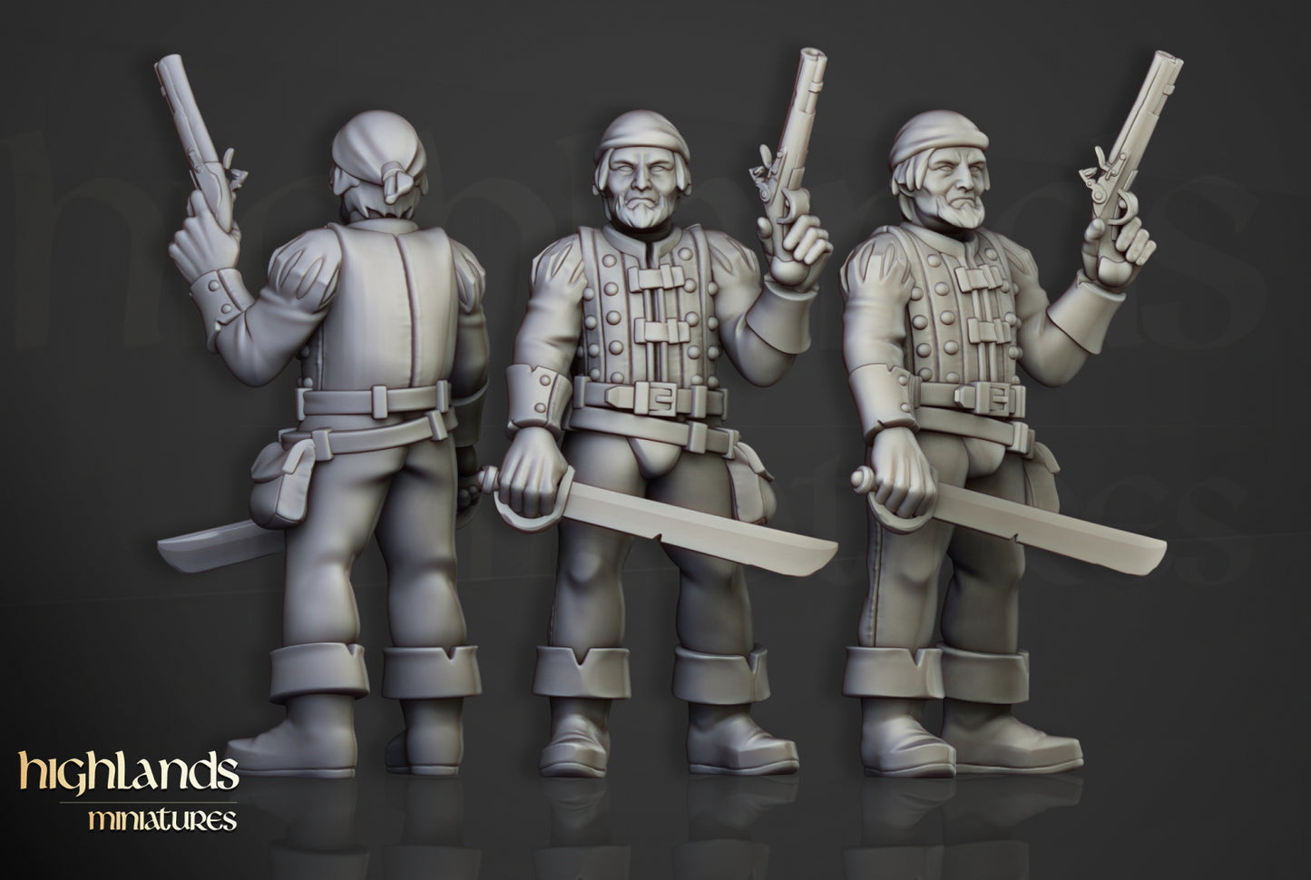 28mm Highland Militia - Sunland