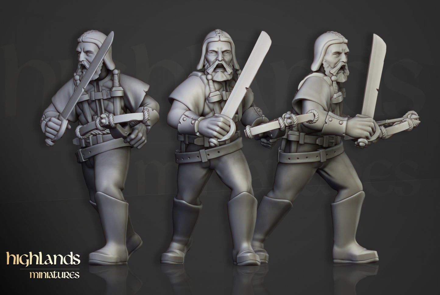 28mm Highland Militia - Sunland