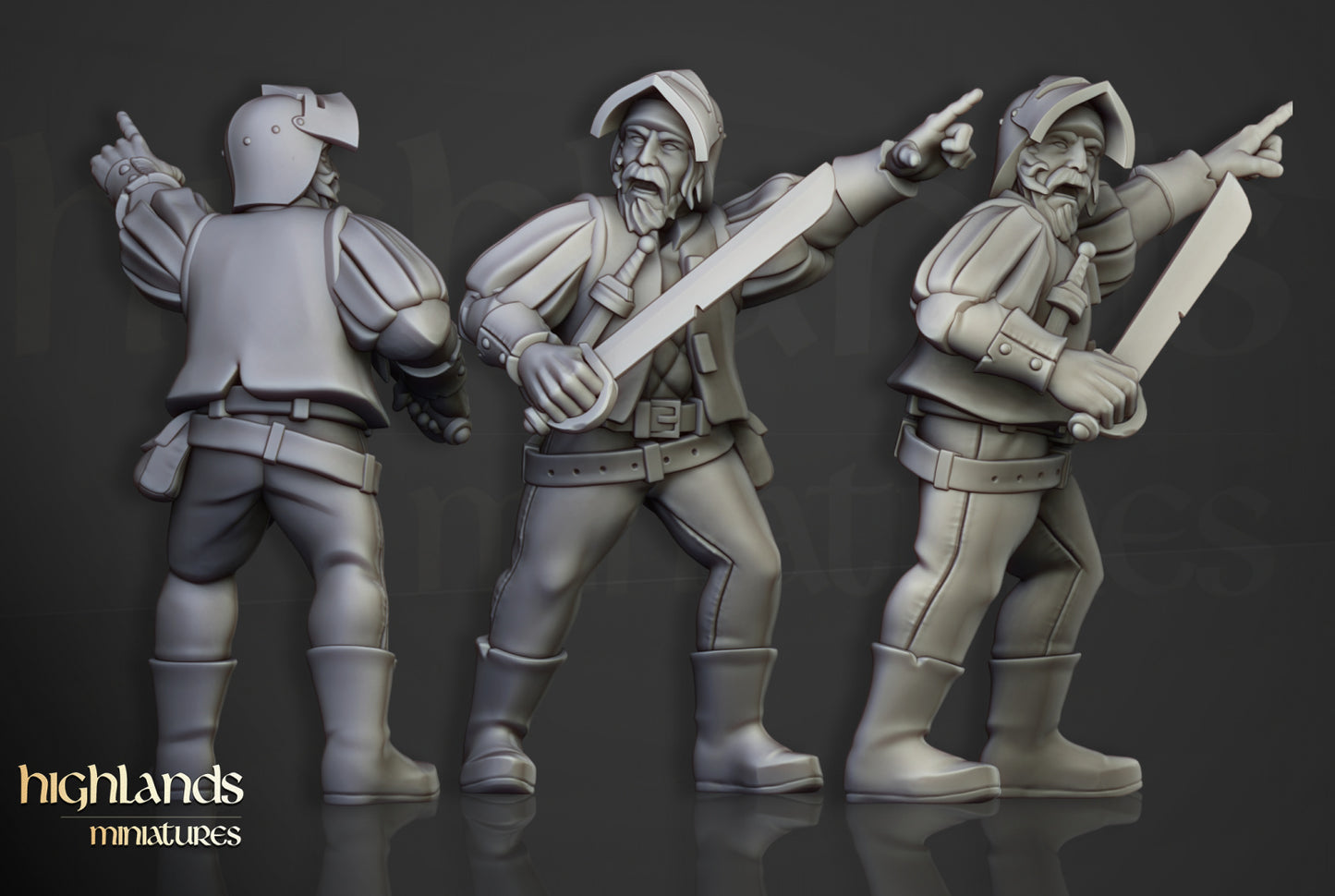 28mm Highland Militia - Sunland