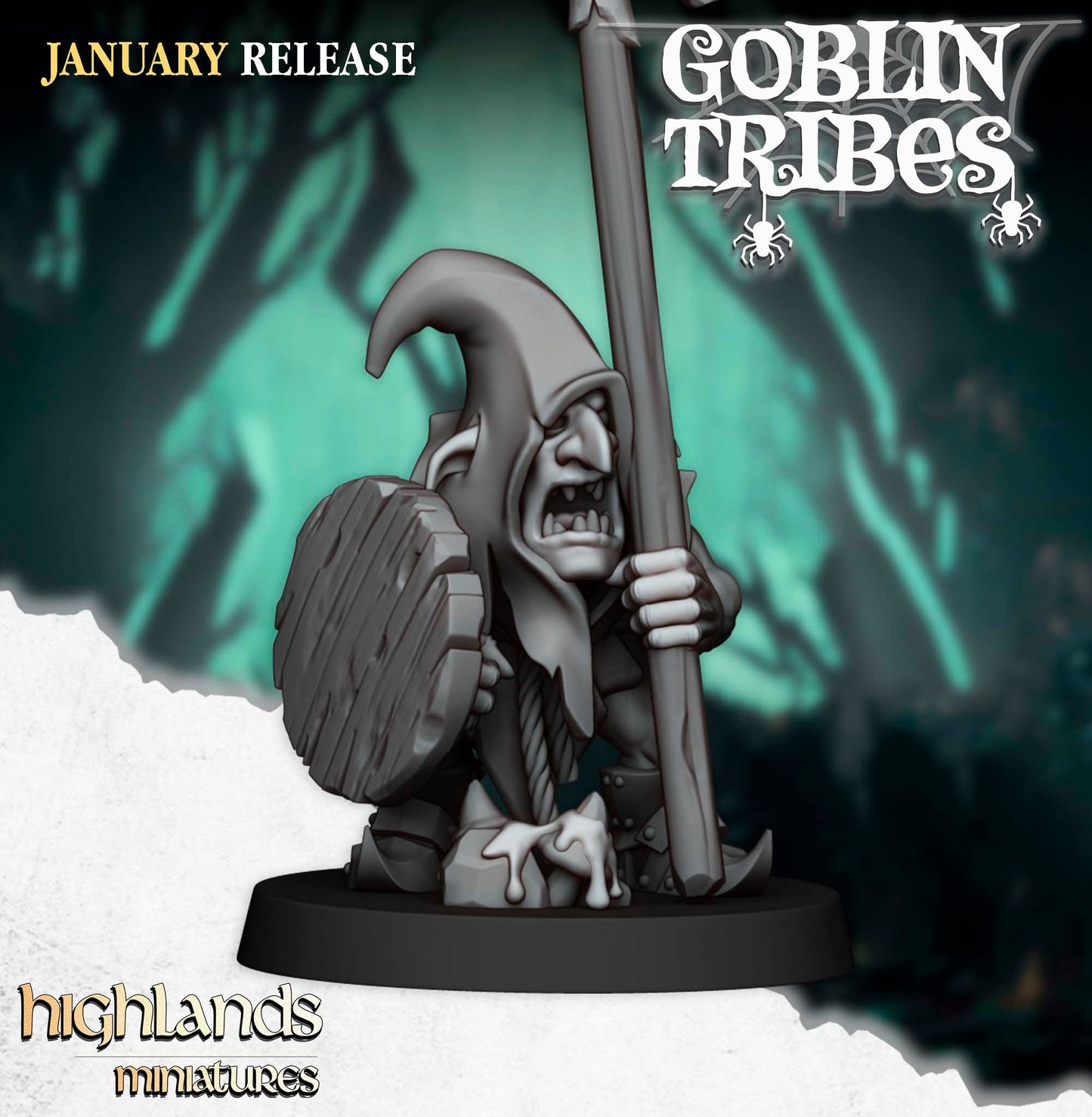 28mm Pikemen - Swamp Goblins