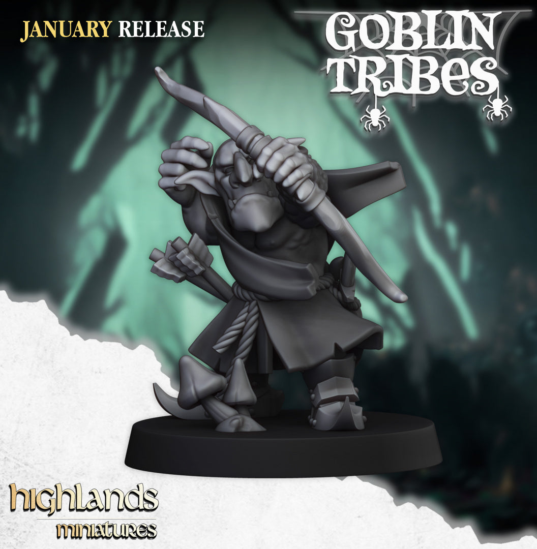 28mm Bowmen - Swamp Goblins