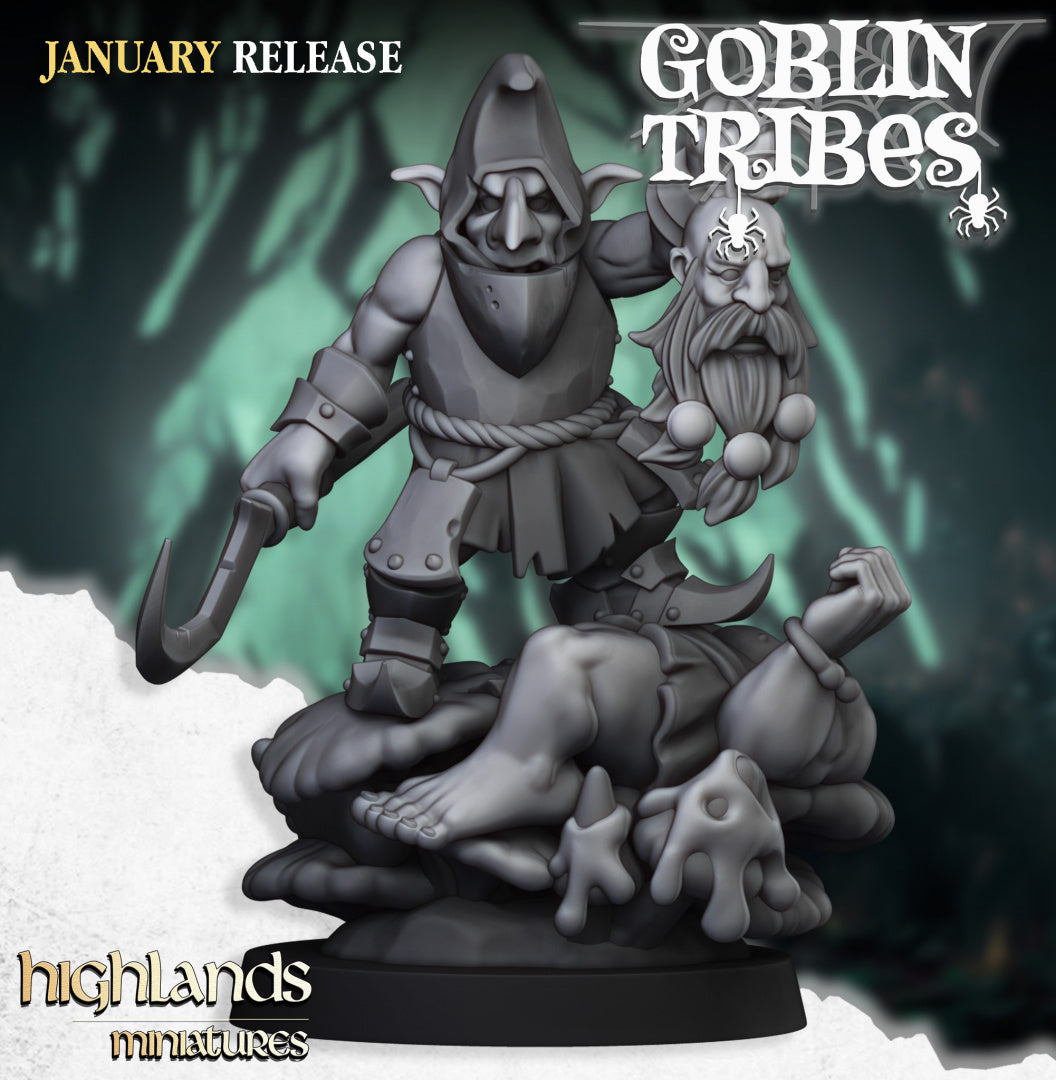 28mm Boss - Swamp Goblins