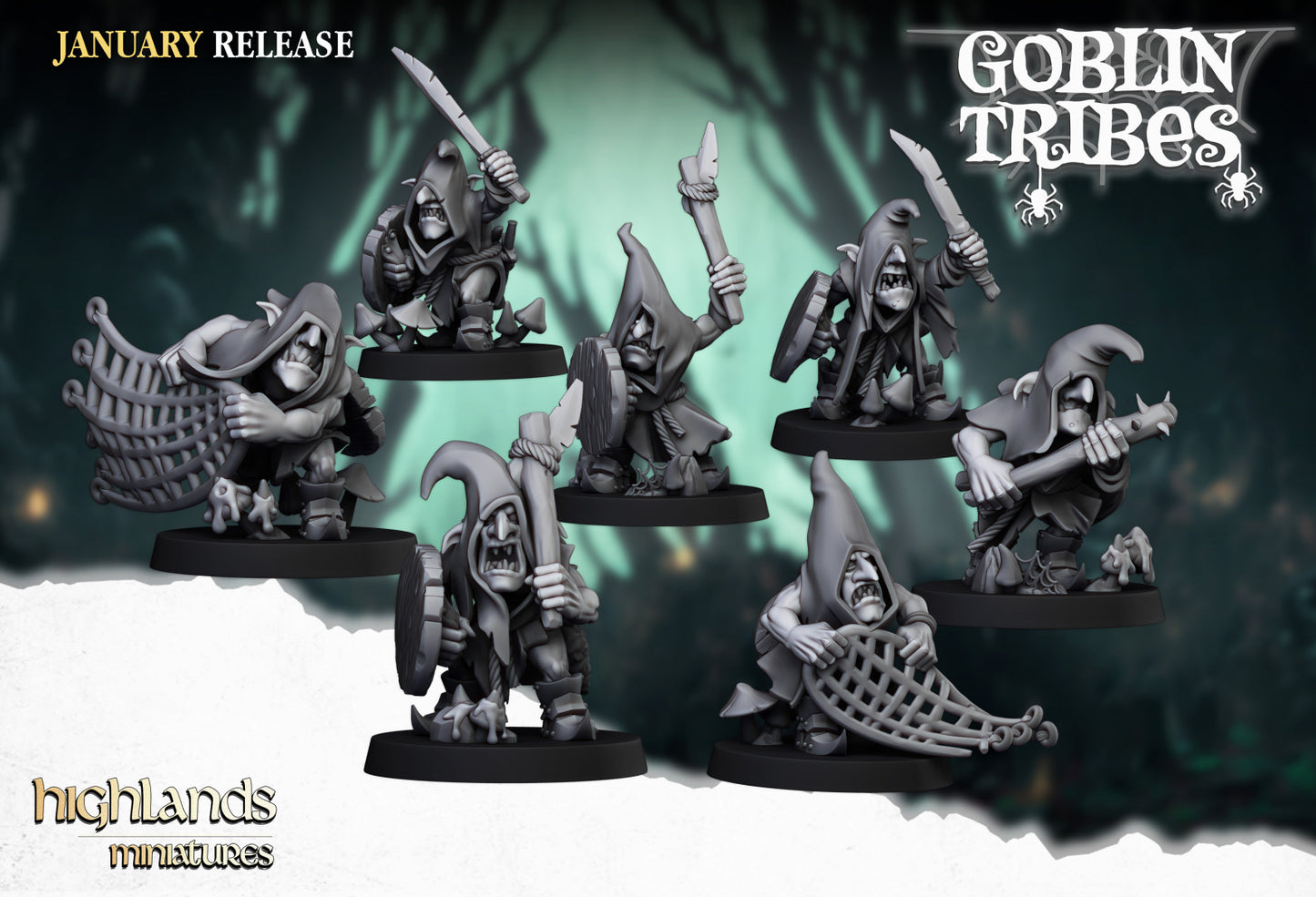 28mm Warriors - Swamp Goblins