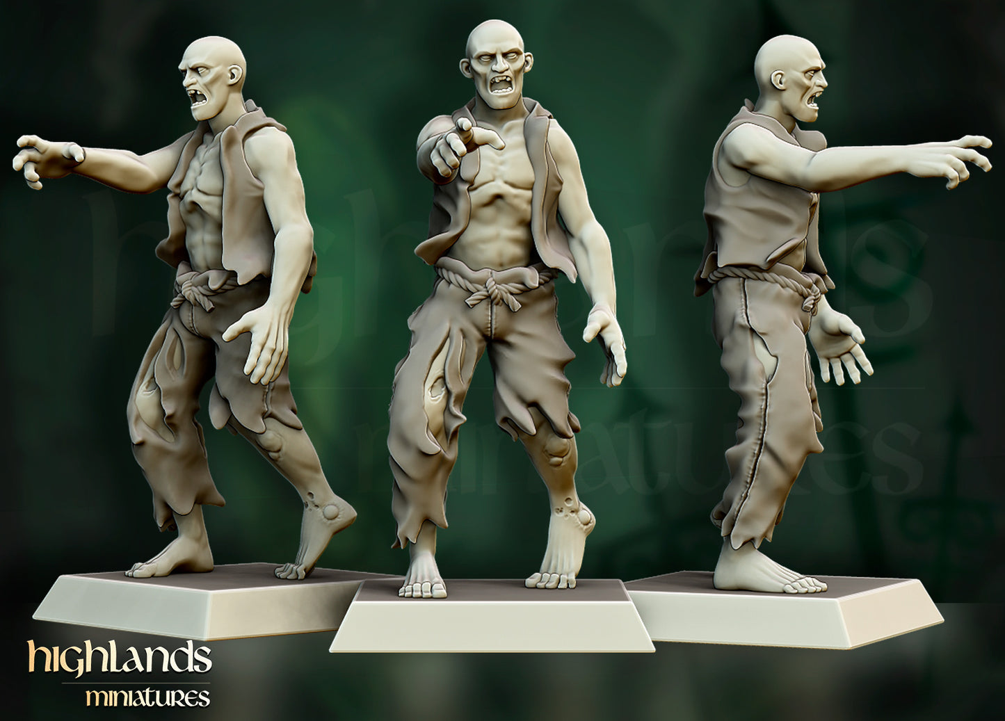 28mm Zombie Villagers - Transilvanya