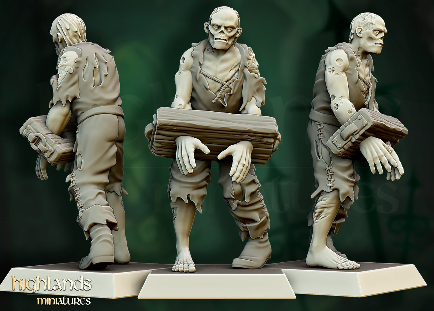 28mm Zombie Villagers - Transilvanya