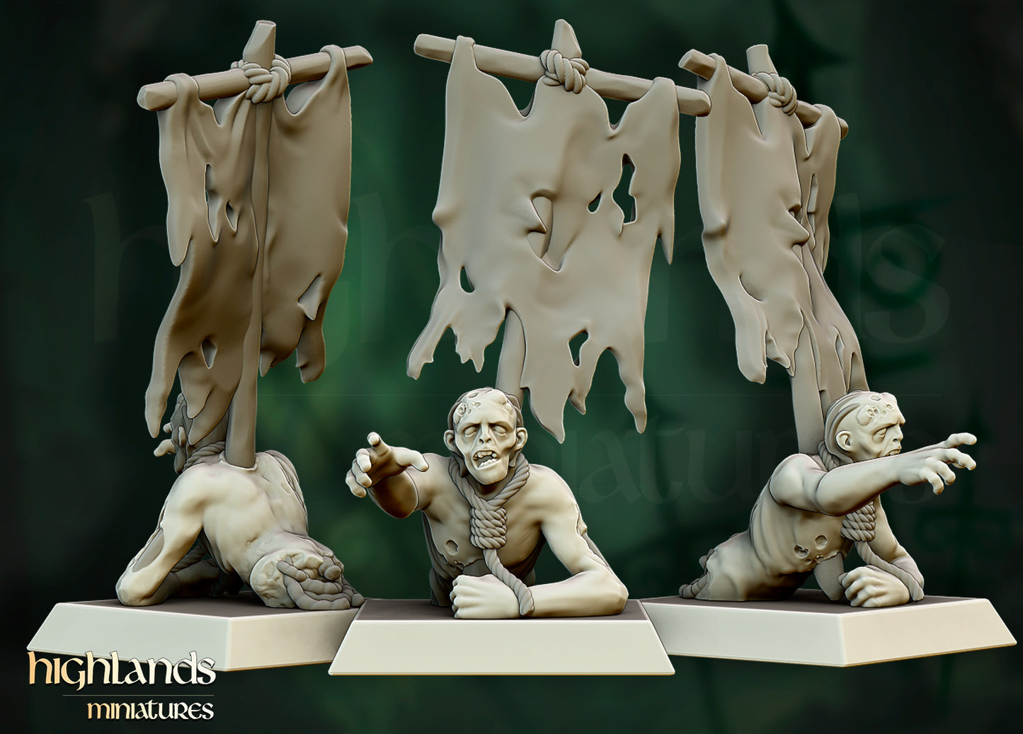 28mm Zombie Militia - Transilvanya